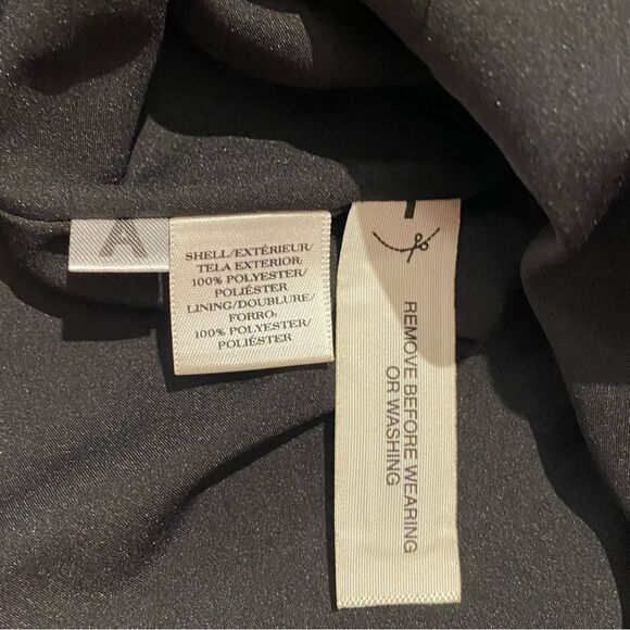 AnnTaylor Petite Black & White Floral Sheath Dress Women's Size 6P - Picture 14 of 16